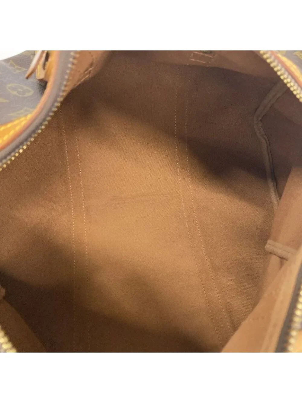 Louis Vuitton Boston Bag Monogram Sac Spool 35 Brown